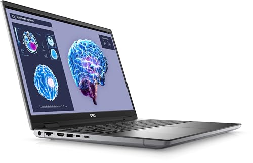 Image of Dell 2026 Precision 16 inch WUXGA Laptop 20-Core Intel Core i7-13850HX NVIDIA RTX 1000 Ada Generation 64GB CAMM 8TB SSD Thunderbolt 4 USB-C w /DP WiFi AX RJ-45 BT Webcam HDMI2.1 Backlit KB Windows 11 Pro