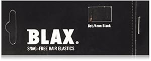 Image of Blax Snag-Free Hair Elastics 4mm- Black 8ct