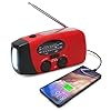 Handslingerradio, Draagbare, Zelfaangedreven Zonne-weerradio met Noodzaklamp, op Batterijen Werkende Radio, Am Fm-radio voor Noodgevallen Buitenshuis