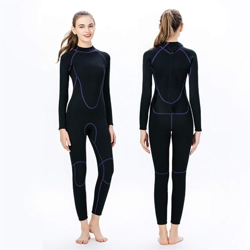 BEIAKE Professional Wetsuits 3mm Neoprene Front Zipper Diving Suit for Diving Swimming Watersport Surfing Snorkeling