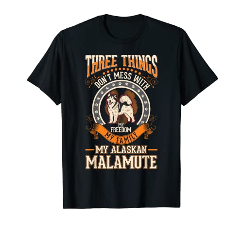 Malamute D'alaska Famille Alaskan Malamute T-Shirt