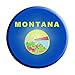 Montana State Flag Metal Circular Sign C-125