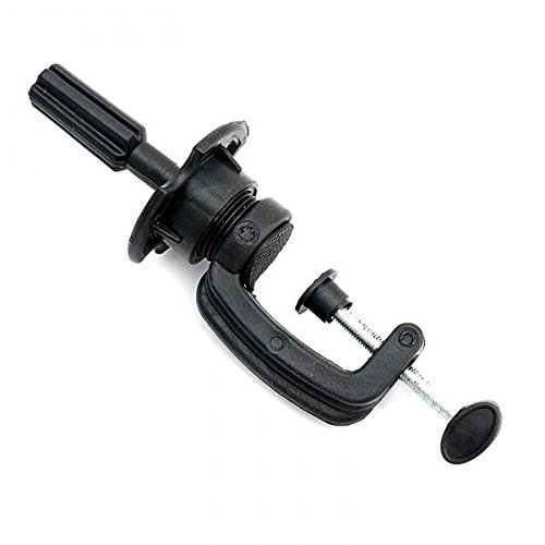 Black Wig Stand Wig Mannequin Head Stand, Cosmetology Manikin Stand Mannequin Head Holder Clamp Black