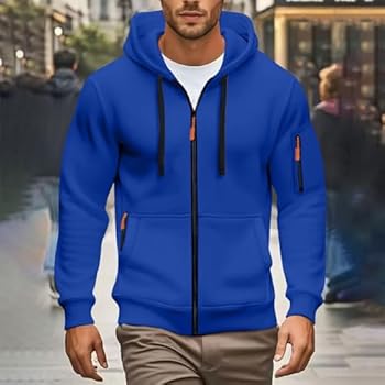 Generisch Effen kleur comfortabele casual hoodie met lange mouwen voor