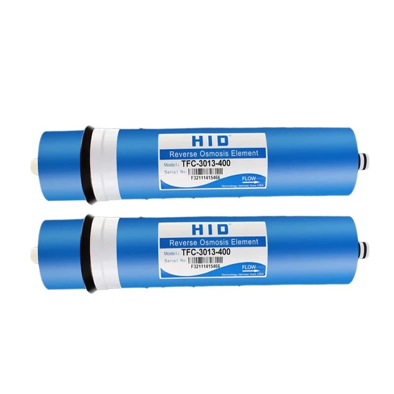 Sistemas de filtración de agua 2 unids 400 GPD Filtro de ósmosis inversa Filtro de la membrana de la membrana de la membrana de la membrana de la membrana de la ósmosis inversa Cartuchos del sistema R
