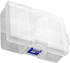 OSALADI 5Pcs 6 Caixa De Ferramentas Caixa Organizadora De Plástico Transparente Caixas Organizadoras De Plástico Caixas Transparentes Para Recipiente De Armazenamento Caixa De Ferramentas