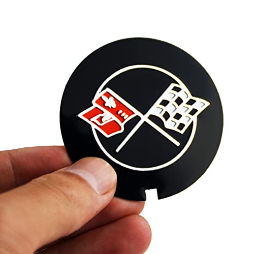 Image of 1Pc 1969-1982 Corvette Camaro Z28 Valve Cover Emblem 3D Badge Sticker Decal Replacement for Corvette 3946860