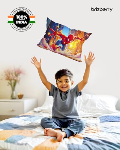 Image of Brizberry Kids Pillow Cushion with Super Soft Fabric | Animal & Cartoon Prints | 12x18 inches (Design 33)
