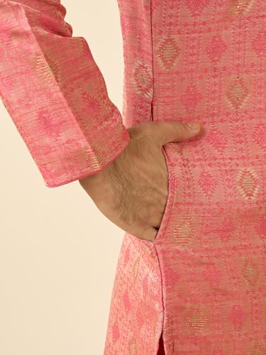 Image of DIWAS BY MANYAVAR Men's Brocade | Jacquard Weave Kurta (1pc)