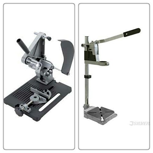 KROST DRILLSTAND + GRINDER STAND Metal Cast Iron Base Drill and Grinder Stand (Blue) (B01M5EWMVF) Amazon Price History, Amazon Price Tracker