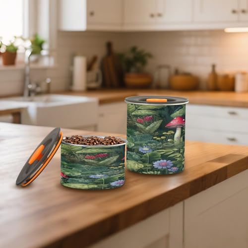 Envase hermético de acero inoxidable para café 900ml miniatura 6