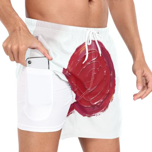 Pantalones cortos para hombre transpirables Yuiboo que evaporan el sudor rápido con bolsillo