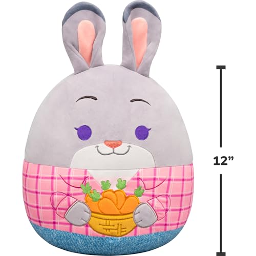 Squishmallows Original 12in Disney Judy Hopps with Carrots – Official Jazwares Plush (Medium-Sized) - image 4