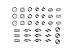 Fox Run 3620 Mini Tartlet Set, Tin Plated Steel, 36-Piece