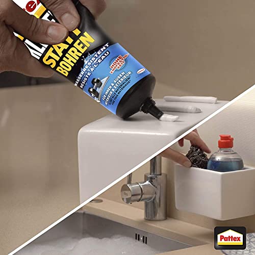 Pattex Montagekleber Kleben statt Bohren Wasserresistent, Kraftkleber für innen & außen, universell einsetzbarer Baukleber, Kleber mit hoher Festigkeit, 1 x 340g – Bild 6