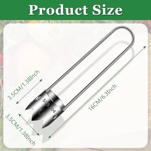 SORNEICDR Descaroçador de sementes de pimentão vermelho, descaroçador de frutas de aço inoxidável at