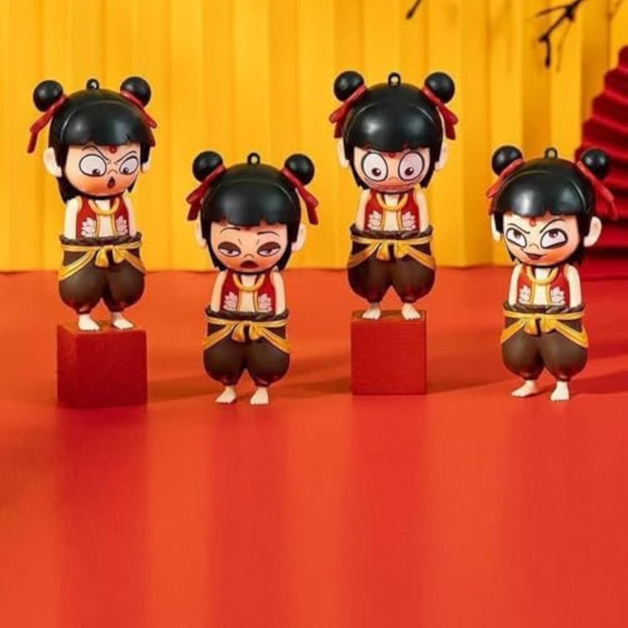 Nezha Face Changing Doll Cute Ornament for Birthday Gifts
