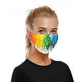 ✔Der Gesichtsschal bleibt innen oder außen vor Sonne, Wind und Rauch geschützt: Hochwertiger, weicher und bequemer Schal, dünn und leicht, atmungsaktiv.