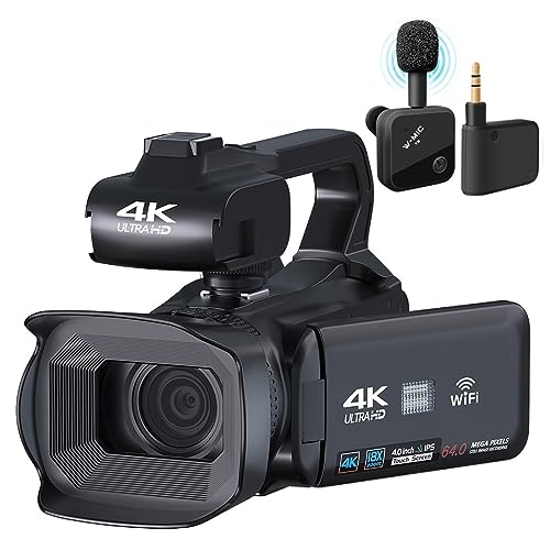 Caméscope 4K idéal pour vlogger sans ordinateur et filmer net