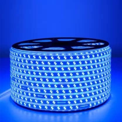 DOJI 5730 SMD 120LEDs/meter LED Strip Rope Light Waterproof Outdoor Flexible Light with Connector,Silicone Light for Diwali, Christmas, Indoor and Outdoor Decoration. (25 Meter, Blue) (B0BFRN9W7S) Amazon Price History, Amazon Price Tracker