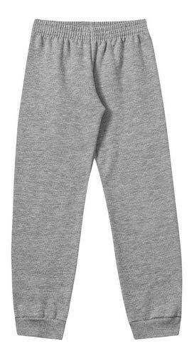 Calça Básica De Moletom Fakini Tamanho:10;Cor:Azul