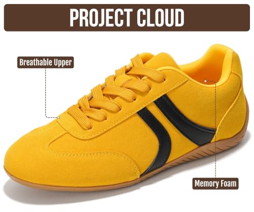 Image of Project Cloud Barefoot Shoes Women - Memory Foam Lace-Up Womens Sneakers - Lightweight & Non Slip Womens Shoes Casual - All-Day Women's Fashion Sneakers for 2026 (Goal)