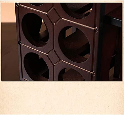 Soporte para botellas de vino RUVOO madera 4 niveles miniatura 4