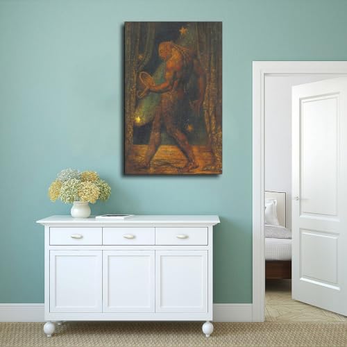 Affiche Le Fantôme d'une Puce William Blake avec cadre 20x30 cm - 4