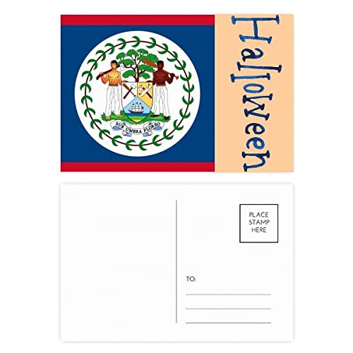 Cartes postales d'Halloween Belize lot de 20 pour envoyer des vœux d'Amérique du Nord