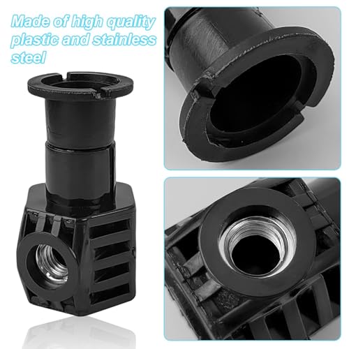 Intelligentes WC Sitz Befestigungsset für Wandhängende Toiletten. Enthält Edelstahl-Befestigungsscharniere und Öldeckelschrauben. Universelles Set für Wand-WCs, Einfach zu Bedienen