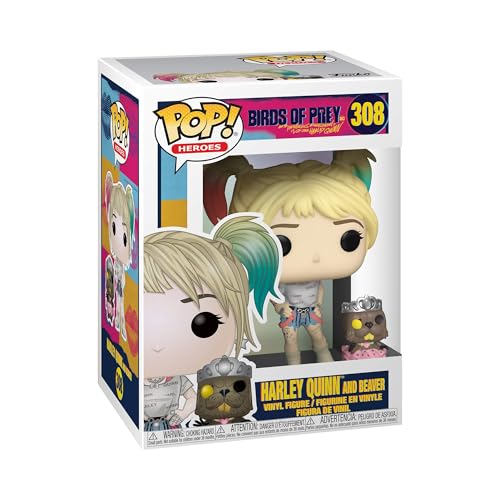 Pop Birds of Prey Harley Quinn with Beaver Vinyl Figure