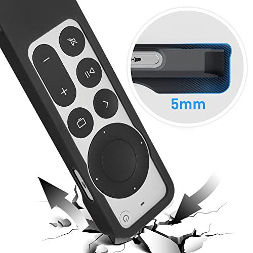 Xmonkey Apple Tv Mount, Wall Mount Bracket Holder For 2021 Apple Tv 4K With Silicone Siri Remote Control 2Nd Gen Case, Black (144Atm1121) #TOP3