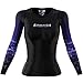 SMMASH X-Girl Professionnel Sport Chemise à Manches Longues Femme, Longsleeve de Compression Femme pour Fitness, Crossfit, Gym, Yoga Top, Matériau Antibactérien, Fabriqué dans l'UE (M)