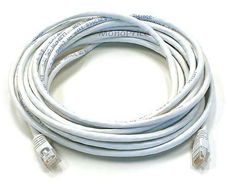 Cable Ethernet Cat 6 blanco 20 ft
