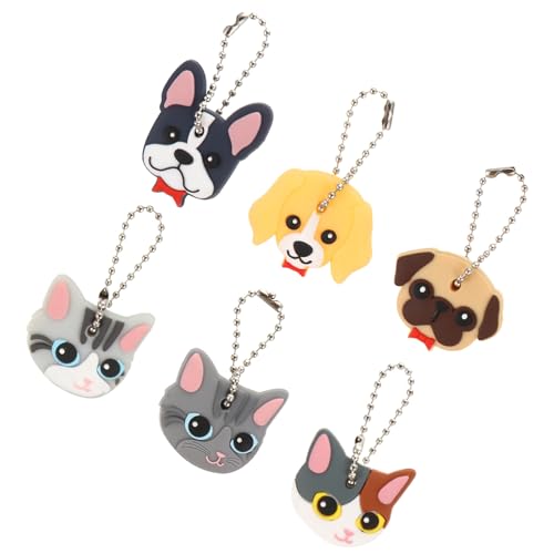 Didiseaon 6�Z�b�g �L�[�J�o�[ �L�[�L���b�v �J�M���ʃ}�[�J�[ ����f�U�C�� ���ی�X���[�u �h�A������ 6�p�^�[�� ���֌��p �L�[�^�O �v���[