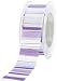 May Arts 1-1/2-Inch Wide Ribbon, Lavender and Gray Grosgrain Stripe