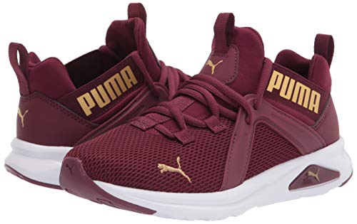 Image of PUMA Women's Enzo 2's Cross Trainer, Burgundy-gold, 10.5