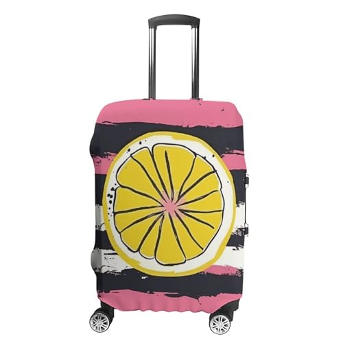 Housse de bagage en tranches de citron jaune XL pour valise de 48,3 à 81,3 cm