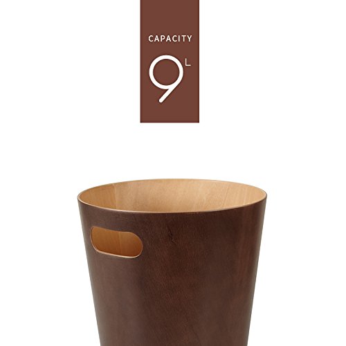 Preisvergleich Produktbild Woodrow Abfalleimer, natur / espresso
