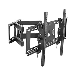 Supporto universale da parete per TV ad angolo da 4075 pollici, girevole e inclinabile, supporto da parete estensibile per una visione ottimale