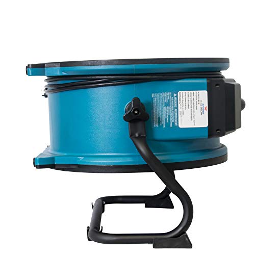 XPOWER FC-420 Pro Air 18 Inch 3600 CFM 360 Degree Rotation Utility Fan, Blue