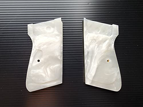 Bmpl White Resin Grips Compatible With Walther Ppk/S, Pp, New Ppk/S .22 Cal. Pistol #TOP2