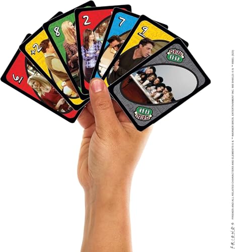 UNO Friends, Jogo de Cartas Inspirado No Programa de Televisão, Para Crianças, Adultos & Noite de Jo