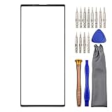 Sunways Repair Broken Glass Screen Replacement for LG Wing 5G LM-F100N LMF100N LM-F100V LM-F100 Black
