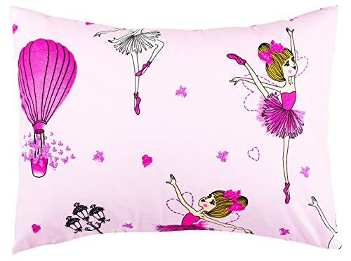 Kids Toddler Pillowcase 13x18 by Comfy Turtles, 100 Natural Cotton, Soft Pillow Cover