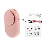 MAGICLULU Essiccatore Portatile per Finte in Plastica Rosa, Mini Ventilatore USB Compatto per Asciugatura Rapida, per Professionale da Viaggio