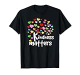 Kindness Matters Rainbow Hearts T-Shirt