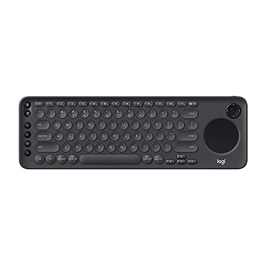 Logitech K600 TV - TV Keyboard with Integrated Touchpad and D-Pad Compatible with Smart TV (Renewed)