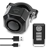 Jaxiyun Alarme Antivol Vélo et Trottinette – Alarme de Vibration Sans Fil avec Sirène et Télécommande – pour Vélo, Moto, Scooter, Quad, Sac – Capteur de Vibrations Haute Sensibilité