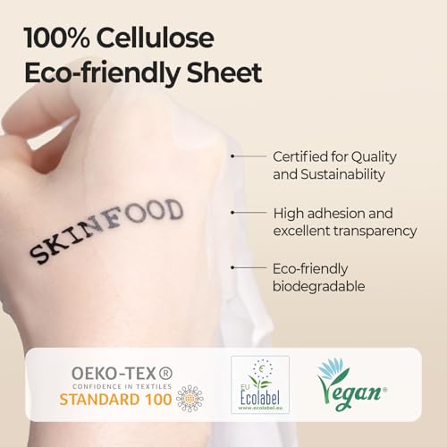 Image of SKINFOOD Yuja C Vita Daily Sheet Mask, Korean 5-Minute Quick Skincare Hack, Triple Blemish & Dark Spot Care, Skin Tone Improvement Face Mask for Transparent and Clear Skin, Bulk Pack (30EA)